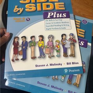 Pearson Side by Side Plus Book 1 - Blue Cover